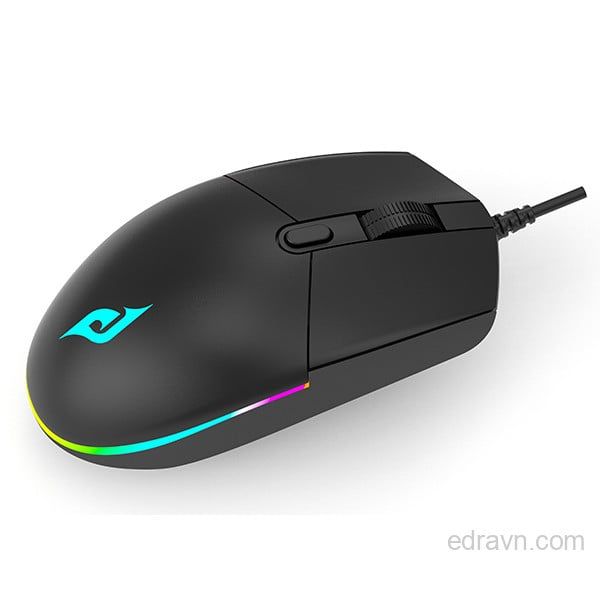 Chuột gaming có dây EDRA EM6102PRO 10.000 DPI - Màu đen