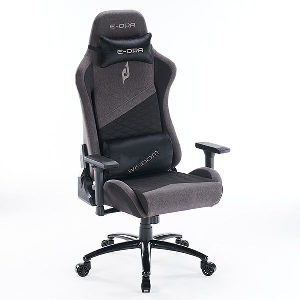 Ghế Gaming Racing Design EDRA EGC231 Fabric - WISDOM - Màu xám