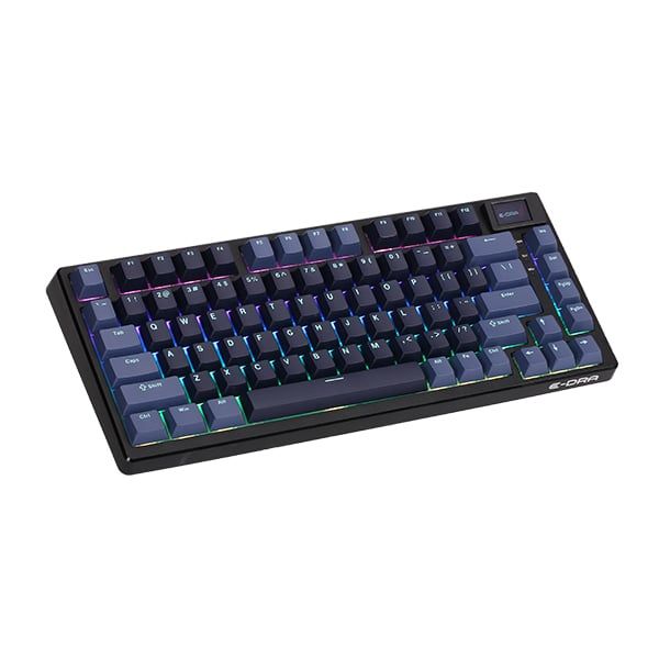 Bàn phím chơi game cơ cao cấp EDRA EK375PRO 81 phím - Beta/Alpha