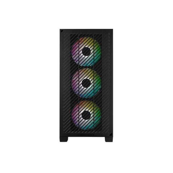 Thùng máy Cooler Master Elite 301 (M-ATX, 3 FAN LED) - Màu đen