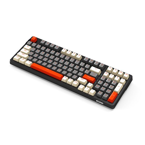 Bàn phím chơi game cơ không LED EDRA EK398L 98 phím - Alpha/Beta