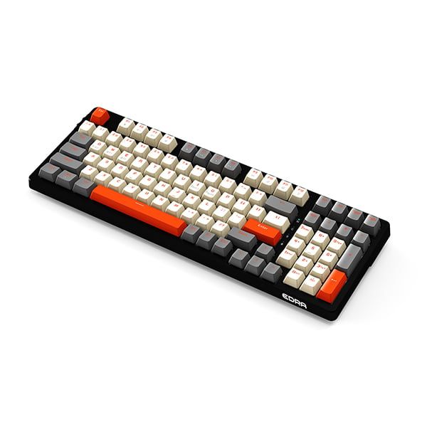 Bàn phím chơi game cơ không LED EDRA EK398L 98 phím - Alpha/Beta