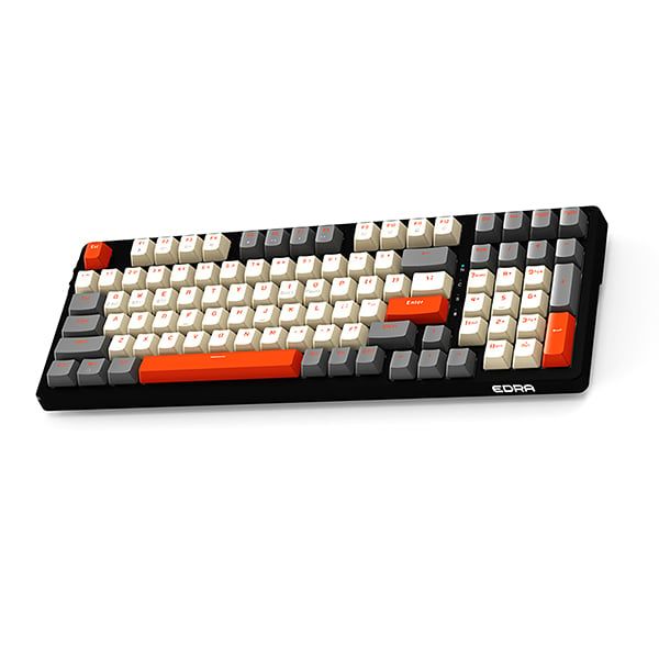 Bàn phím chơi game cơ không LED EDRA EK398L 98 phím - Alpha/Beta