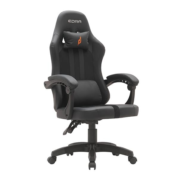 Ghế Gaming Đệm Đúc Nguyên Khối EDRA YUMMY - EGC232V2 - Màu đen