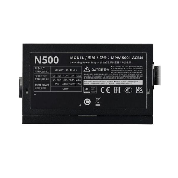 Bộ nguồn Cooler Master Elite NEX N500 500W 230V - Màu đen