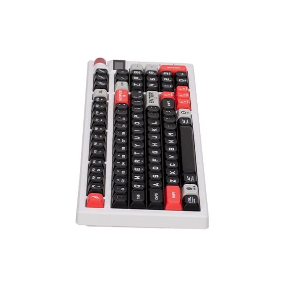 Bàn phím chơi game cơ EDRA EK398PRO - TRIPLE MODE - Màu trắng đen