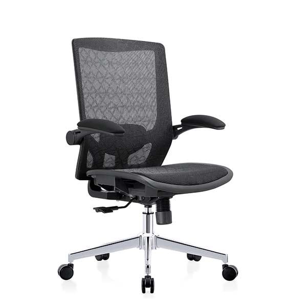 Ghế công thái học vật liệu lưới cao cấp EDRA EEC217 - Màu đen
