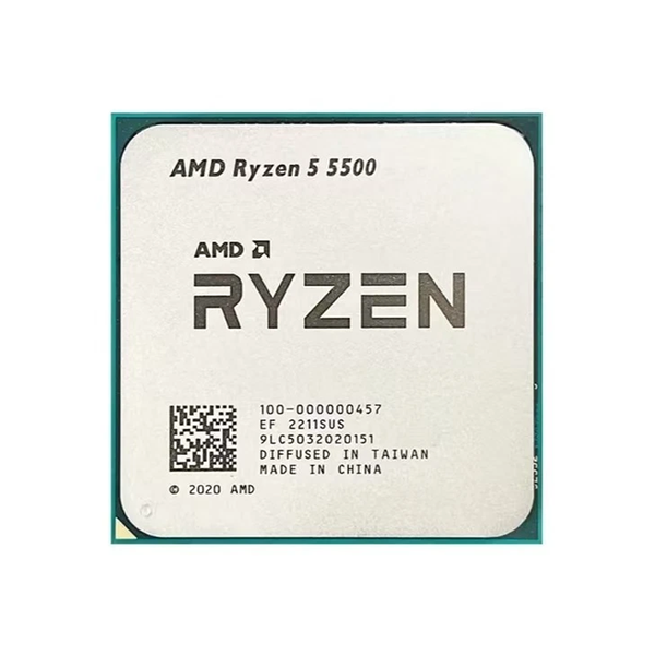 Bộ vi xử lý AMD Ryzen 5 5500 (6 nhân 12 luồng, 3.6GHz - 4.2GHz, 16MB, AM4) Tray