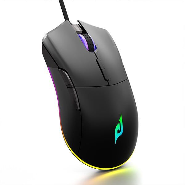 Chuột gaming có dây EDRA EM660 PRO LED RGB - Màu đen