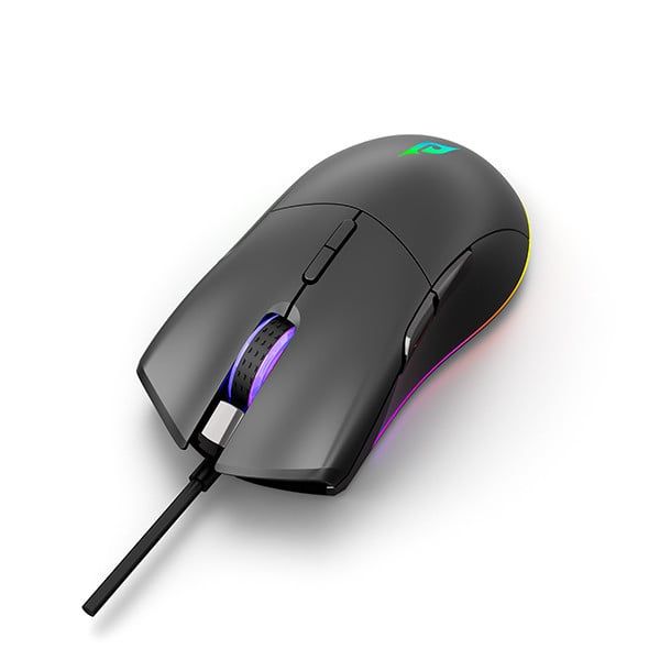 Chuột gaming có dây EDRA EM660 PRO LED RGB - Màu đen