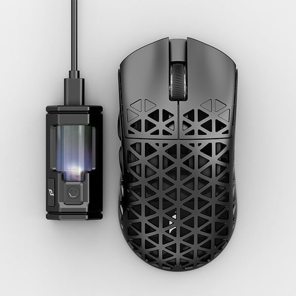 Chuột gaming không dây cao cấp EDRA EM628X Pro Max - Màu đen