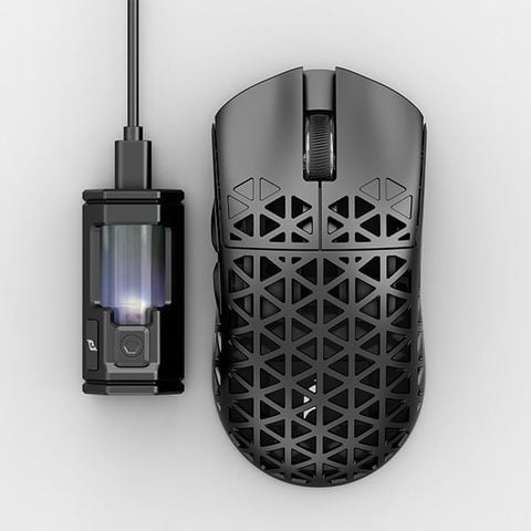 Chuột gaming không dây cao cấp EDRA EM628X Pro Max - Màu đen