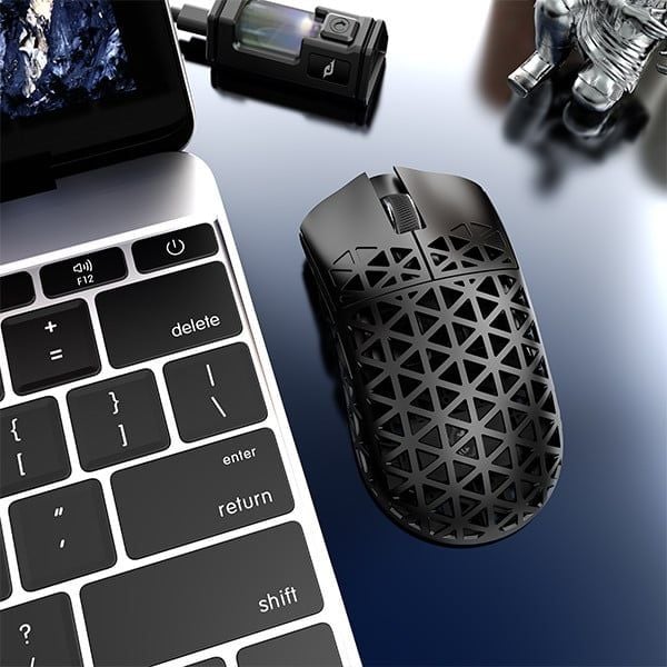 Chuột gaming không dây cao cấp EDRA EM628X Pro Max - Màu đen