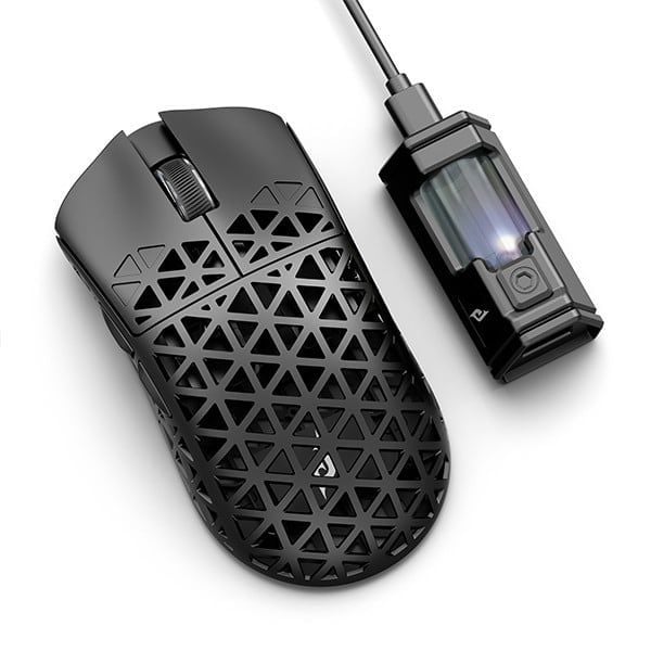 Chuột gaming không dây cao cấp EDRA EM628X Pro Max - Màu đen