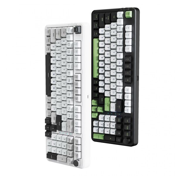 Bàn phím chơi game cơ cao cấp EDRA EK398W 97 phím - Màu trắng/đen