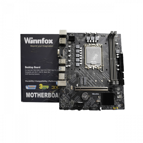 Bo mạch chủ H610 Winnfox (DDR4, M-ATX, LGA1700)