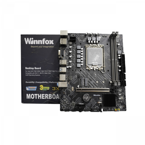 Bo mạch chủ H610 Winnfox (DDR4, M-ATX, LGA1700)