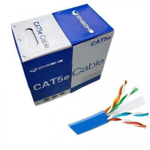 THÙNG CÁP MẠNG HIỆU ENSOHO MÃ EN-U5CA23M1E Outdoor Cat 5e 0.56mm 305M/CUỘN