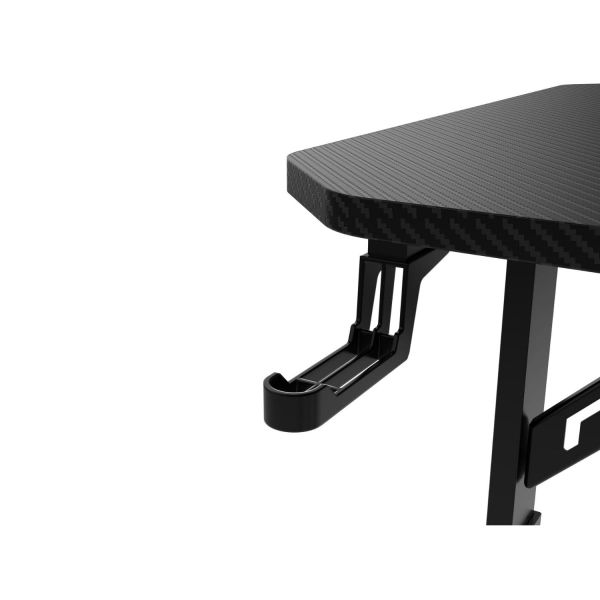 Bàn Gaming Chữ L Khung Hợp Kim Cao Cấp EDRA EGT1414V - Màu đen