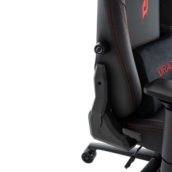 Ghế Gaming Đệm Đúc Nguyên Khối EDRA DRACO EGC237 - Màu đen