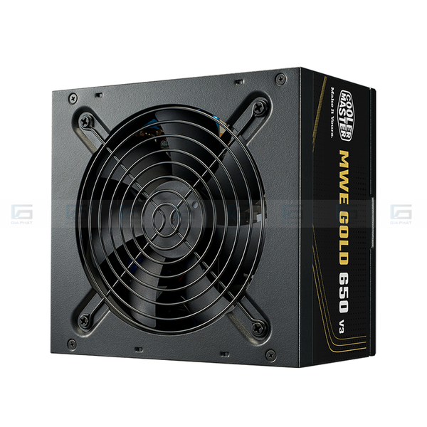 Bộ nguồn Cooler Master MWE Gold V3 ATX 3.1 650W - Màu đen