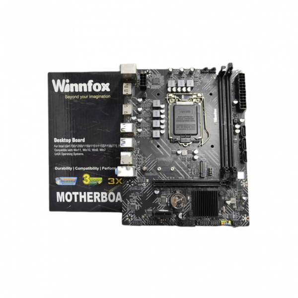 Bo mạch chủ H510 Winnfox (DDR4, M-ATX, LGA1200)