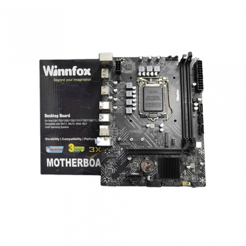 Bo mạch chủ H510 Winnfox (DDR4, M-ATX, LGA1200)