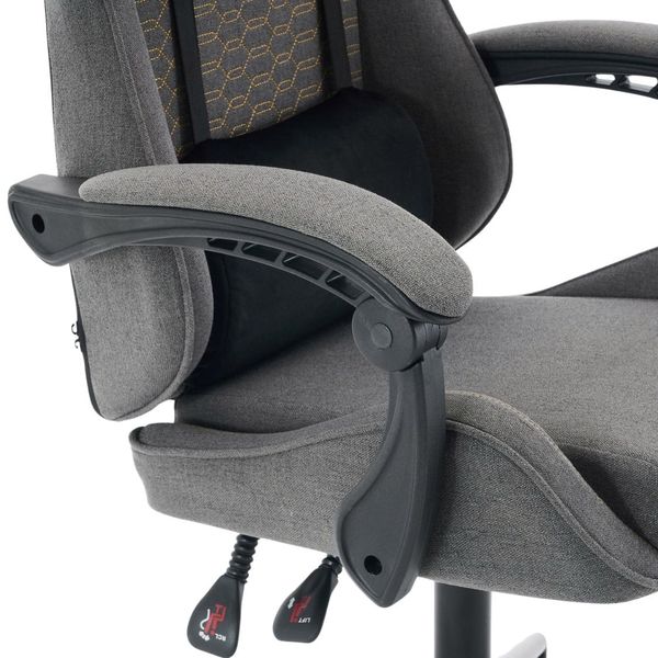 Ghế Gaming Cao Cấp Hợp Kim Thép EDRA EGC236 Fabric - Màu xám