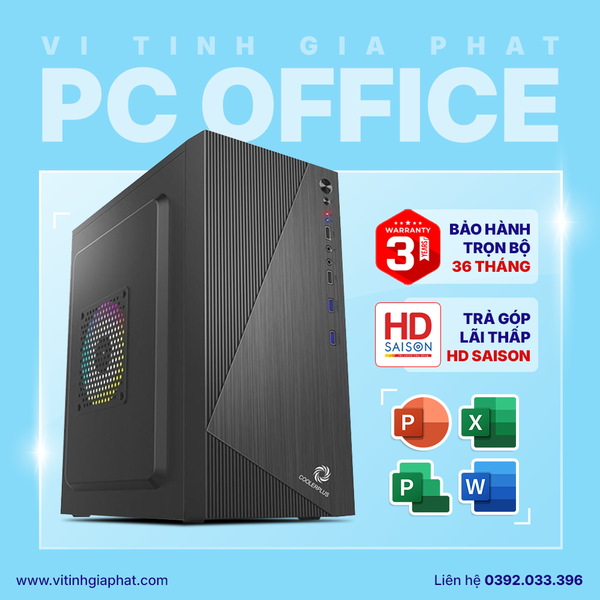 PC văn phòng i3 7100, SSD 256GB - Dành cho tác vụ văn phòng, trường học