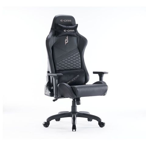 Ghế Gaming Cao Cấp Da PU EDRA EGC231 WISDOM - Màu trắng/đen