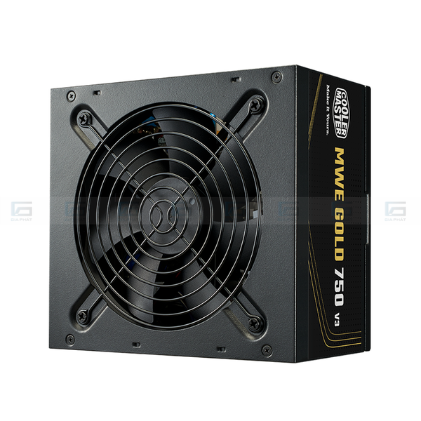 Bộ nguồn Cooler Master MWE Gold V3 ATX 3.1 750W - Màu đen