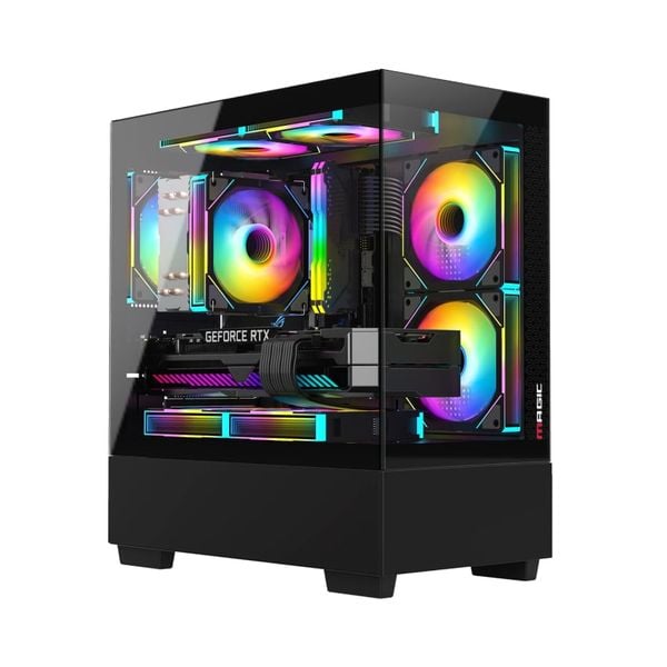 Thùng máy Magic Mix Tower (Lớn) - Màu đen