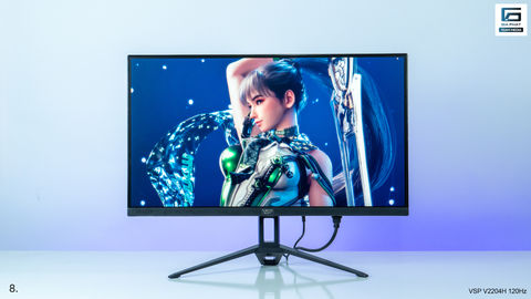 Màn hình phẳng VSP V2204H (21.5 inch, VA, FHD, 120Hz, 5ms) - Màu đen