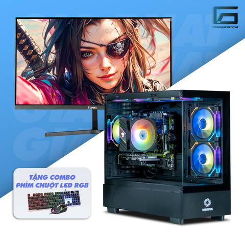 PC Gaming kèm màn hình - chiến mượt game các tự game (Fifa, PUBG, GTA5, Valorant)