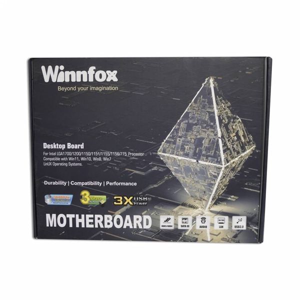 Bo mạch chủ H610 Winnfox (DDR4, M-ATX, LGA1700)