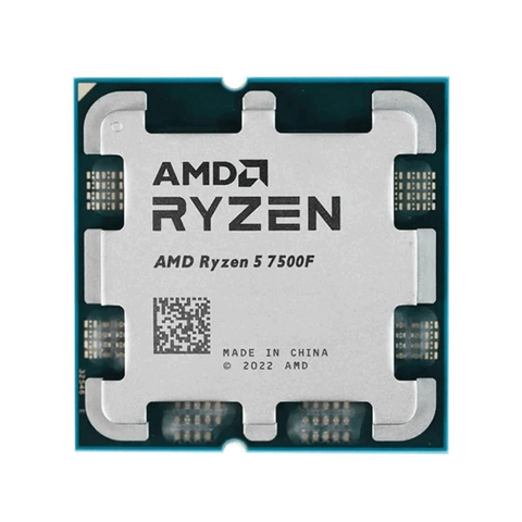 CPU AMD Ryzen 5 7500F (AM5, 6 nhân - 12 luồng, 3.7GHz - 5.0GHz, 38MB) - Tray