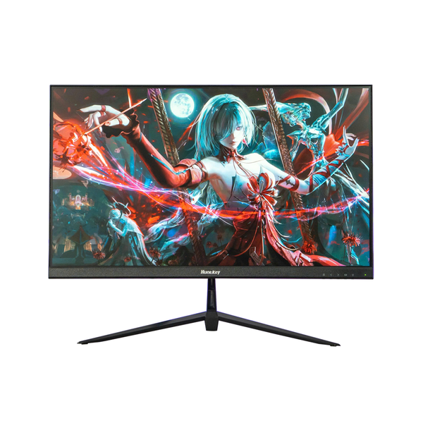 Huntkey E2433F Phẳng (24 inch, 100Hz, IPS, FHD, 5ms, VGA, HDMI, Đen)