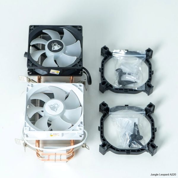 Tản nhiệt khí Jungle Leopard A220 - Màu trắng/đen