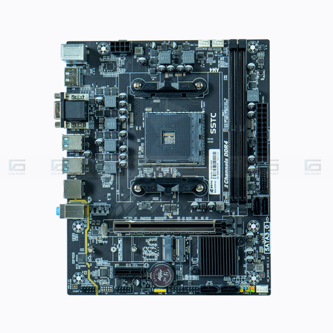 Bo mạch chủ SSTC A520M-HDV DDR4 AM4 - Màu đen
