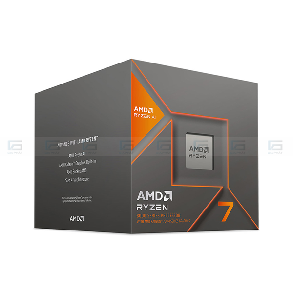 CPU AMD Ryzen 7 8700G (8 Core, 16 Thread, 4.2Ghz - 5.1Ghz, Cache 24MB)
