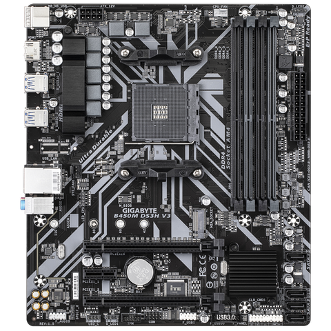 Bo mạch chủ Gigabyte B450M DS3H - V3 AMD Socket AM4