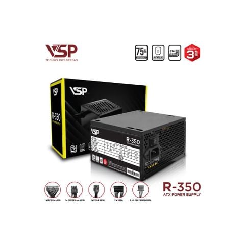 Bộ nguồn máy tính ATX VSP R-350 250W