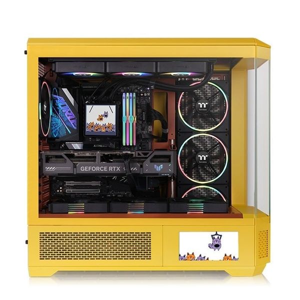 Thùng máy tính Thermaltake View 600 TG Butter Caramel Full Tower - Màu vàng