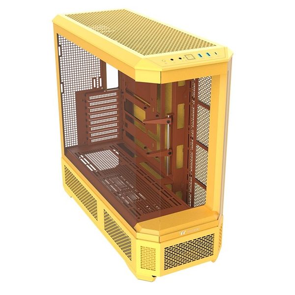 Thùng máy tính Thermaltake View 600 TG Butter Caramel Full Tower - Màu vàng