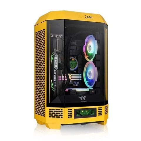 Thùng máy tính Gaming Thermaltake TOWER 300 - Màu vàng