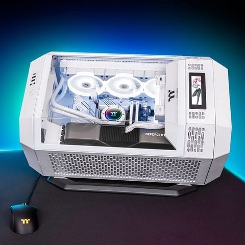 Thùng máy tính Gaming Thermaltake TOWER 300 Snow - Màu trắng