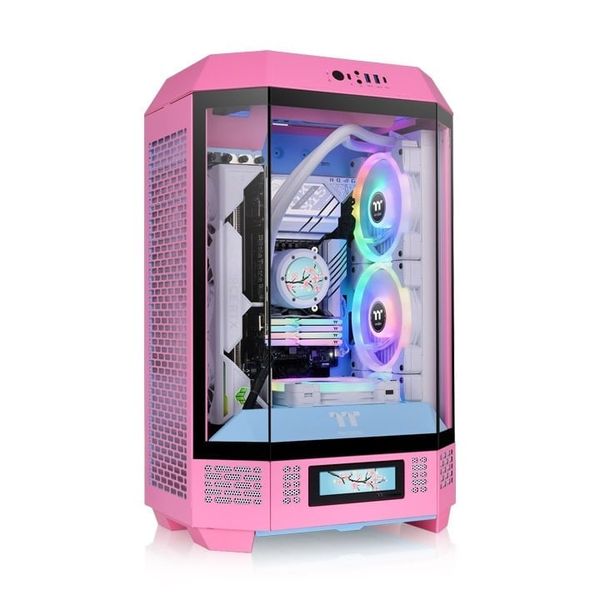 Thùng máy tính Gaming Thermaltake TOWER 300 - Màu hồng xanh