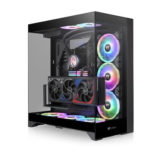 Thùng máy tính Thermaltake Gaming CTE E550 TG - Màu đen