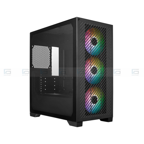 Thùng máy Cooler Master Elite 301 (M-ATX, 3 FAN LED) - Màu đen