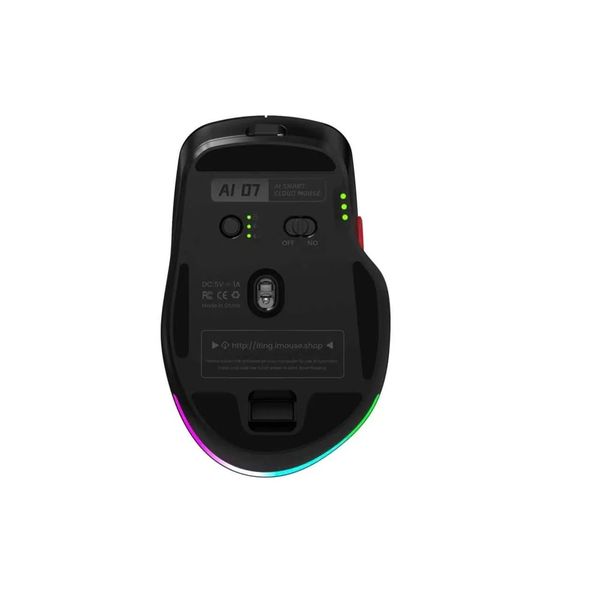 Chuột không dây Coolerplus AI A07 (tích hợp chat GPT AI) - Màu đen